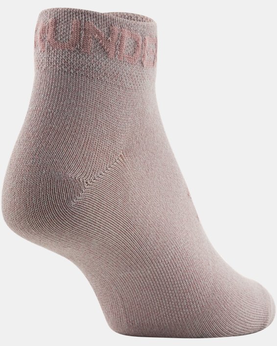 Women's UA Essential Low Cut Socks - 6-Pack, Pink, pdpMainDesktop image number 18